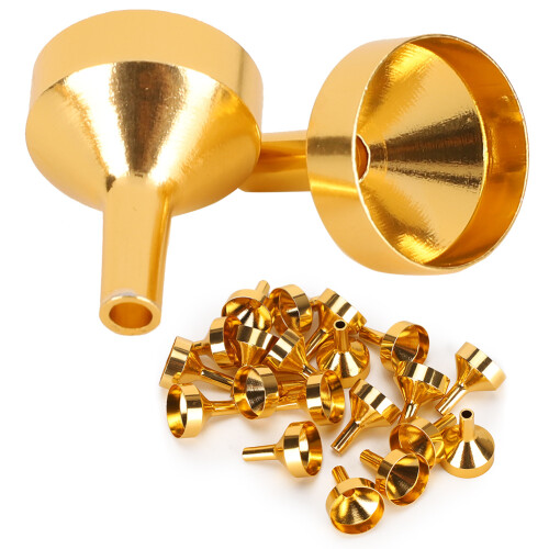 Metalen parfumdiffuser trechter draagbare vloeistofdoser 2