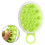 Silicone Shampoo Massage Brush Green 4