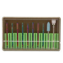 10x Nageldrehfräser-Set für Maniküre & Pediküre