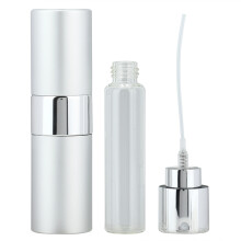 15ml Leere Parfüm-Zerstäuberflasche Refillbar Silber