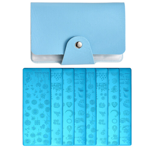 1-12er Nagelstempelplatten-Set, DIY-Nailart 2