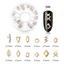 1 Box Alloy Rhinestone DIY Manicure Tools 04