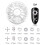 1 Box Silver Rhinestone DIY Manicure Tools 02 1
