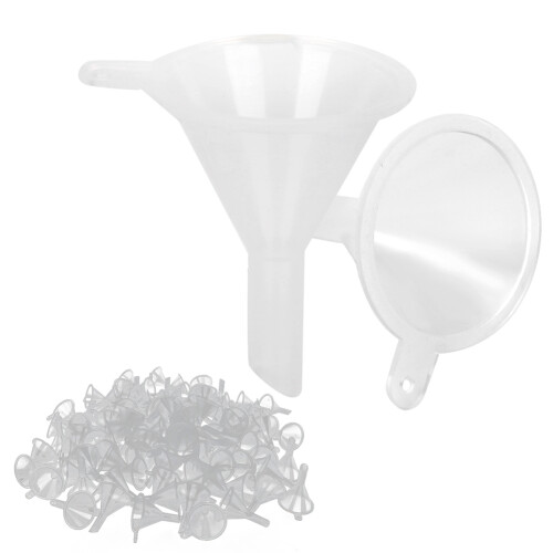 100 Stks Transparante Plastic Trechter 1