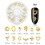 1 Box Rhinestone Nails DIY (01 Gold) 1