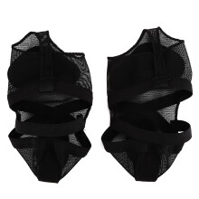 (Black S) 1 Pair Dance Toe Pad Wear Resistant Foot Protection Socks Black L