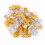 90x Haarzöpfe-Ringe Dreadlock 3-fach Clips Loops 5