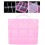 Plastic 3-Layer Nail Art Tool Storage Box (Pink) 4