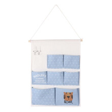 (Blue Tiger) 7-Taschen-Wandhalterung mit Cartoon-Bärenmotiv