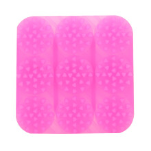(Rose Red) Siliconen shampoo borstel massage