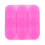 (Rose Red) Siliconen shampoo borstel massage 1