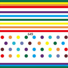 Kleurrijke Nagelstickers Bloemvorm DIY Manicure (649)
