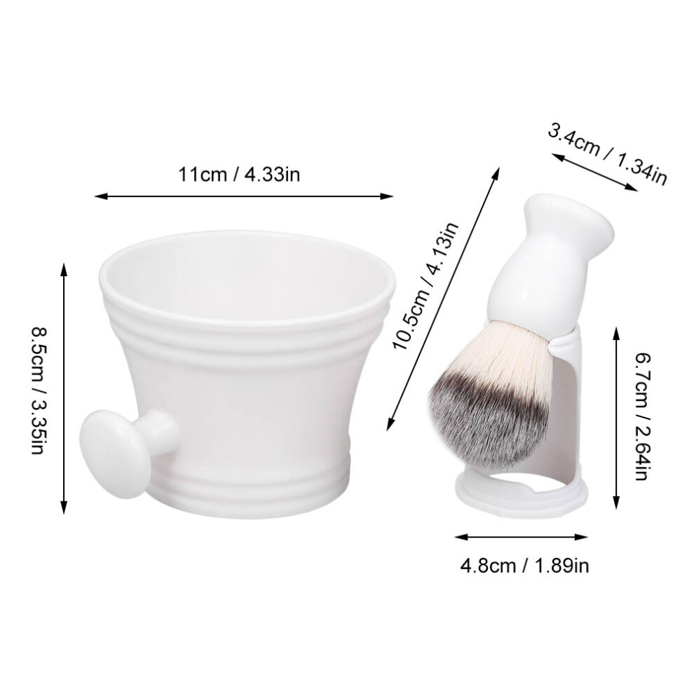 Men's Wet Shaving Brush Holder Stand Soap Bowl Mug Hair Beard Brush