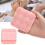 (Pink) Siliconen shampoo borstel massage 5