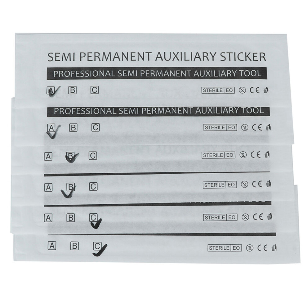 Disposable Semi Permanent Eyebrow Tattoo Auxiliary Sticker Tool