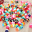 100x bunte Haarzopf-Resin-Ringe & Cuffs 5