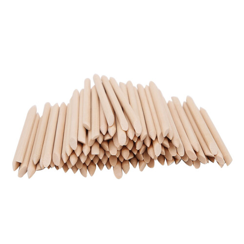 (200pcs) 200pcs Wooden Cuticle Pusher 2