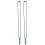(Blue) 2pcs Silicone Teether High Temp Waterproof Sky Blue 1