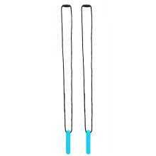 (Sky Blue) 2pcs Silicone Teether High Temp Waterproof Sky Blue