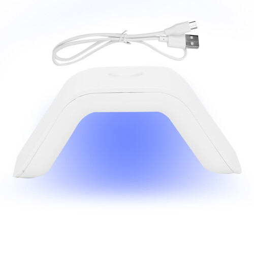 (White) Mini Lampada UV 2W per Gel e Smalto Bianca