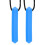 (Blue) 2pcs Silicone Teether High Temp Waterproof Sky Blue 5