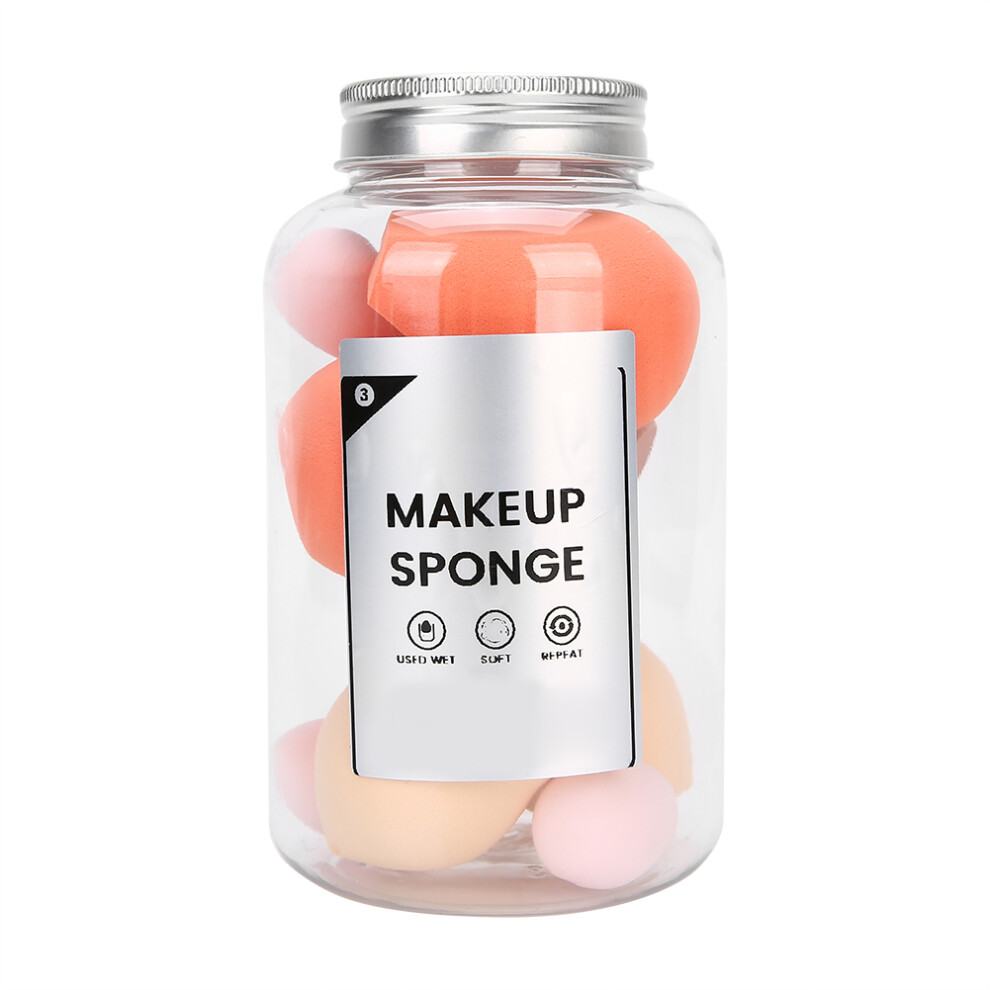 (4 Colors) MAANGE 8pcs Makeup Sponge Dual Use Wet Dry 4 Colors