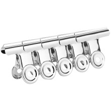 5pcs Stainless Steel C Curve Nail Clips Nail Art Accessories