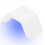 (White) Mini Lampada UV 2W per Gel e Smalto Bianca 2