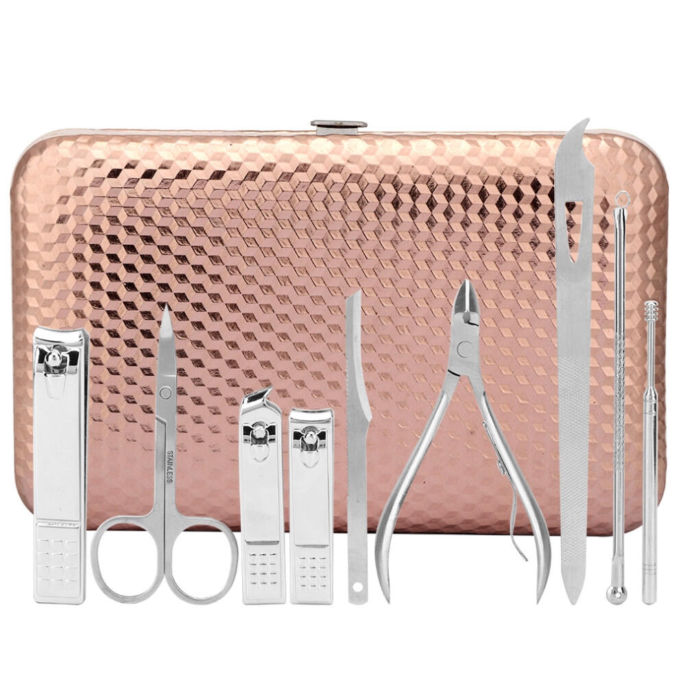 18Pcs/Set Stainless Steel Manicure Pedicure Nail Kit