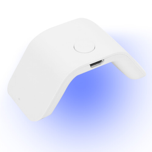 (White) Mini Lampada UV 2W per Gel e Smalto Bianca 2