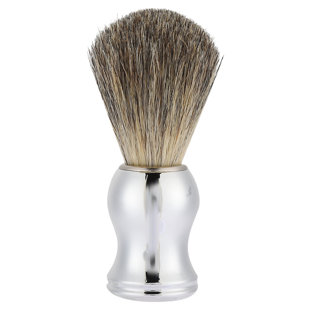 Cream Portable Beard Brush Salon Facial Cleaning Shaving Grooming Tool