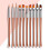 10pcs Nail Art Brush Set Spiral Handle 1