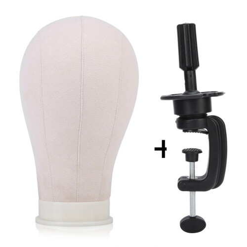 23in Canvas Wig Display Mannequin Head