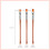 10pcs Nail Art Brush Set Spiral Handle 5