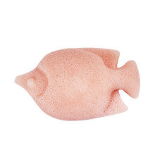 Fischförmiger natürlicher Gesichtskörperpflege-Schwamm (rosa)