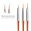 10pcs Nail Art Brush Set Spiral Handle 3