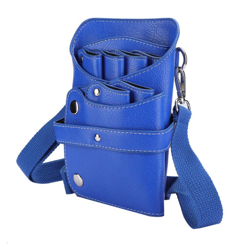 (Blue) Tragbare Friseurschere-Tasche, Haarwerkzeug-Storage, Blau 1
