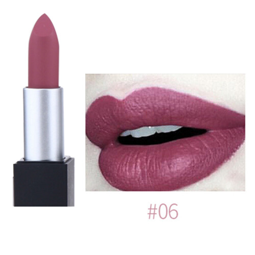 Women Matte Lipstick Moisturizing Long Lasting (#06)