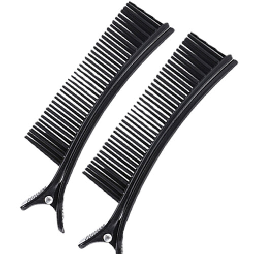2x Salon-Haarschneide-Clip Schwarz 2