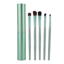 5pcs Groene Draagbare Make-up Kwastenset