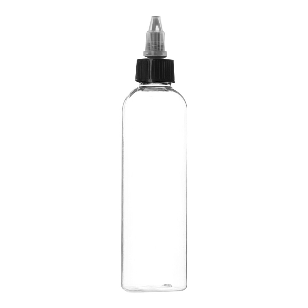 120ml Transparent Plastic Tattoo Ink Pigment Bottle Tools Accessory