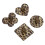 (Leopard Base) Nail-Art-Präsentationsständer, Acryl-Kristallbasis 2