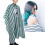 (Stripe) Haarfärbekittel Friseurkappe Styling Accessoire 5