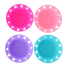 4x Silikon-Make-up-Bürstenreiniger-Schüssel
