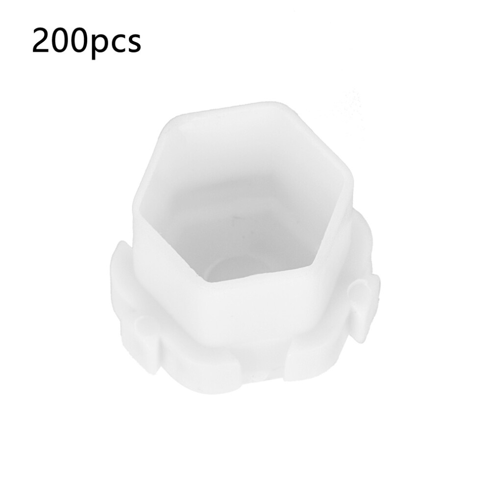 White 200Pcs Tattoo Ink Cups Honeycomb Pigment Holder