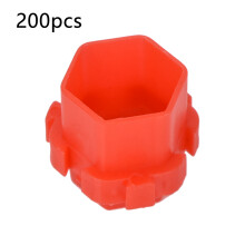 200x Tattoo inktbekers rood
