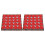 (Red) 100pcs Aromatherapy Candles White Decoration 3