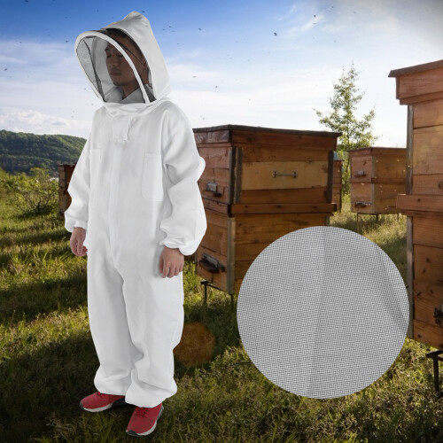 Professional Beekeeping Suit with Veil Hood XXL 2