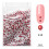 1440 Stk. Farbige Glas-Nagelkunst-Rhinestones Hellrot 1