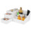 (White) Professionele make-upkoffer met lade (blauw) 3